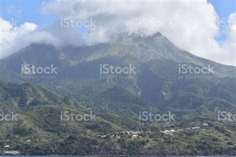 Mount Pelée Or Mont Pelée Martinique Stock Photo - Download Image Now - Martinique, Mt Pelée ...