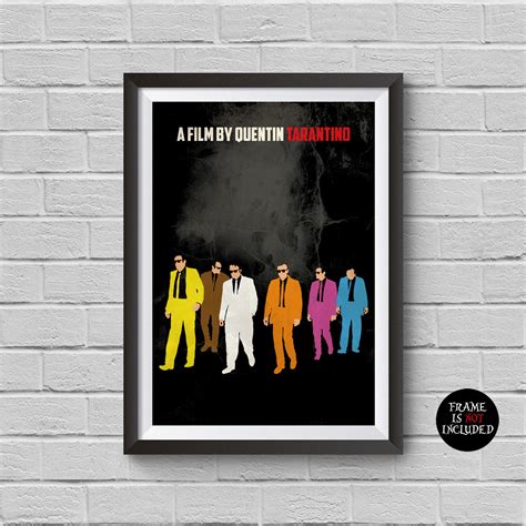 Reservoir Dogs Minimalist Poster A Quentin Tarantino - Etsy