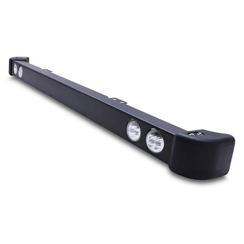 Hawk Steel Front Bumper Round Led Spot Light Bar To Fit Land Rover