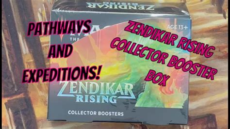 Magic The Gathering Zendikar Rising Collector Booster Box Pathways