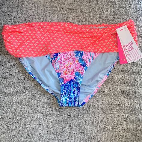 Lilly Pulitzer Swim Lilly Pulitzer Lagoon Sarong Hipster Bikini