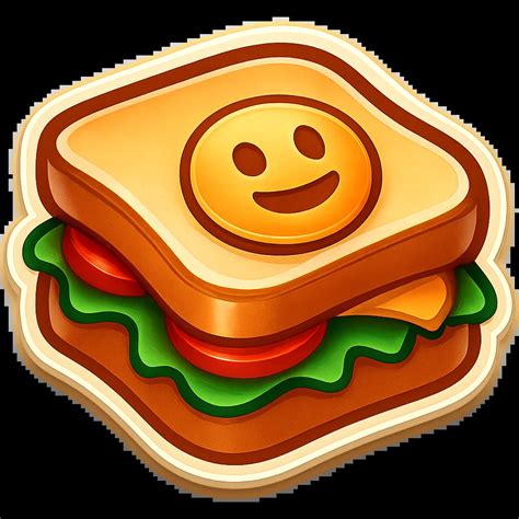 lunch emoji  smaller   simple  background