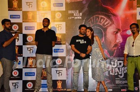 Abhishek Chaubey, Alia Bhatt and music composer Amit Trivedi at Song ...