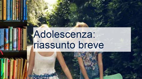 Adolescenza Riassunto Breve YouTube