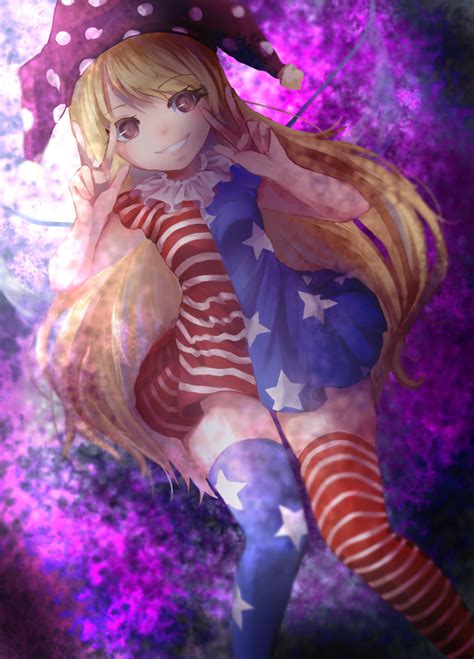 Safebooru 1girl Absurdres Alternate Legwear American Flag Dress American Flag Legwear Blonde