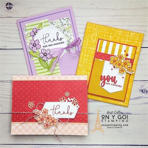 Fun Handmade Cards With Patterned Paper And The Sentimental Park Stamp