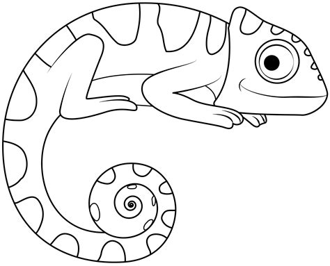 A Color Of His Own Chameleon Template