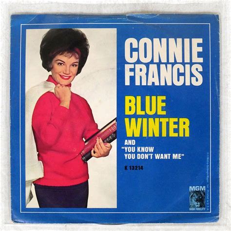 Yahoo Connie Francis Blue Winter Mgm K