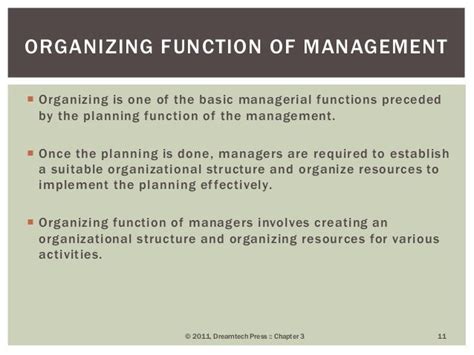 Chapter 03 Organization And Organizing