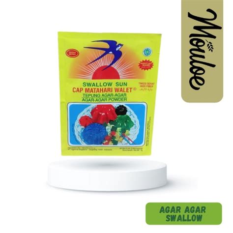 Jual TEPUNG AGAR SWALLOW SUN 7GR Mouloemart Bubuk Agar Untuk Snack