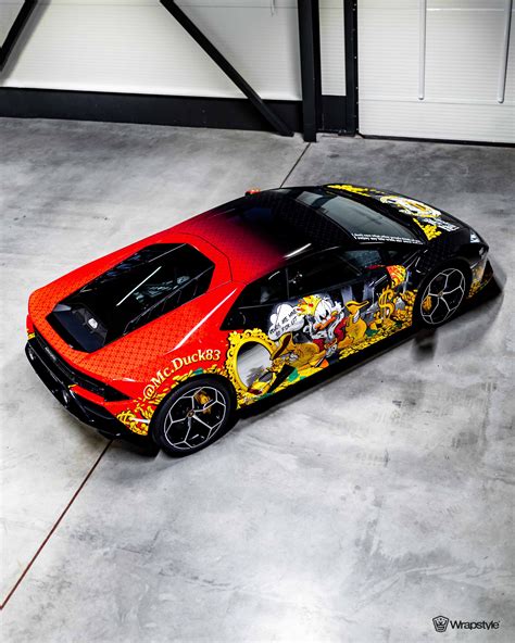 Lamborghini Huracan Evo The King Mcduck Wrap Wrapstyle