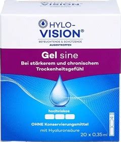 Hylo Vision Gel Sine Augentropfen Ml Ab