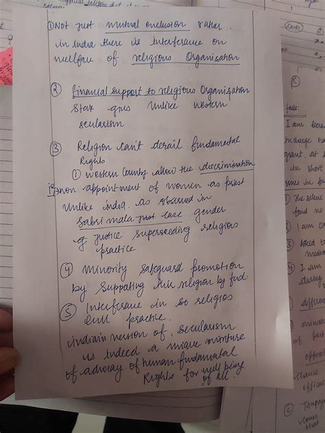 Q.1) Though Secularism as a concept has Western origin but Indian