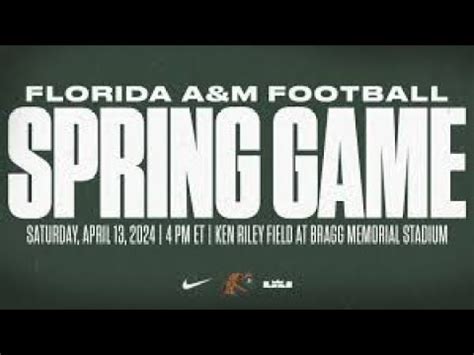 FAMU SPRING GAME 2024 YouTube