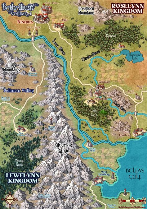 Dream Keepers Bethellium Foldout V Map Poster