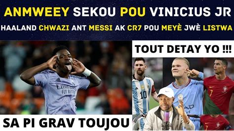 ANMWEEY SEKOU POU VINICIUS JR HAALAND CHWAZI ANT MESSI AK CR7 POU