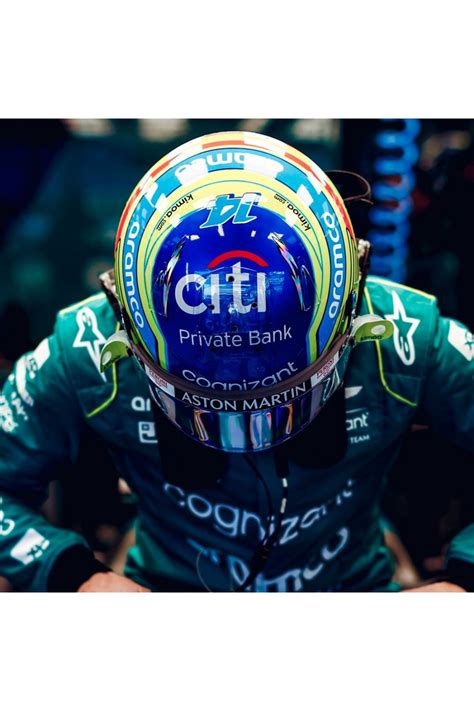 Comprar Casco Mini Helmet 12 Fernando Alonso Aston Martin 2023