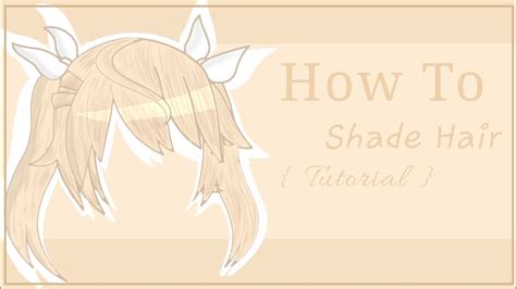 How To Shade Hair Tutorial Gacha Club Ibis Paint X