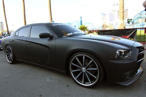 Amber Logue Shows Off Custom 2011 Dodge Charger At Sema Show