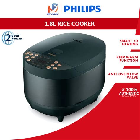 Philips Digital Rice Cooker 18l Hd451862 Shopee Malaysia