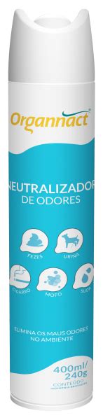 Neutralizador de Odores 400ml 240g Organnact é na Animal Show Store