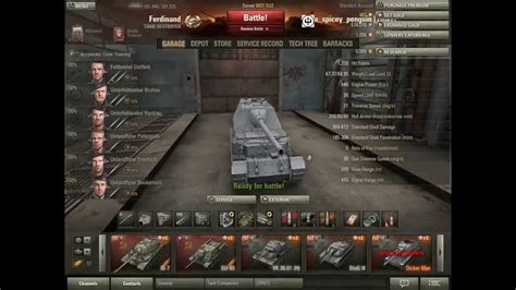 World Of Tanks Tank Review Ferdinand Youtube