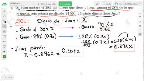 PORCENTAJES TIPO EXAMENES DE ADMISIÓN CURSOS DE MATEMATICA BASICA EN