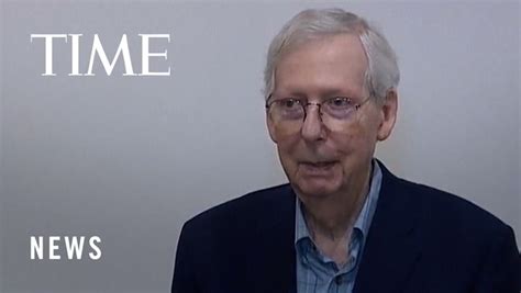 For The Second Time Sen Mitch McConnell Appears To Freeze During News