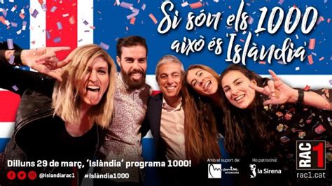 Islàndia de RAC 1 llega al programa 1 000 Guia de la Radio