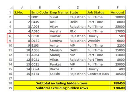 How To Use Excel Subtotal Function