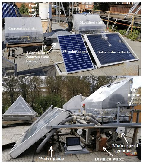 A Photograph Of The Modified Solar Still And A Conventional Solar Still