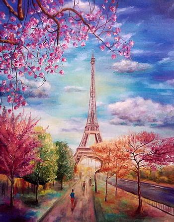 Paris Watercolor Clipart France Eiffel Tower France Roses Flowers