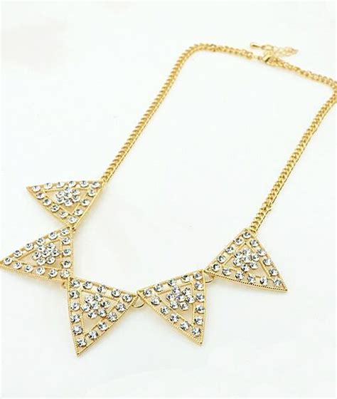 Bling Bling Diamond NecklaceFor Women-romwe