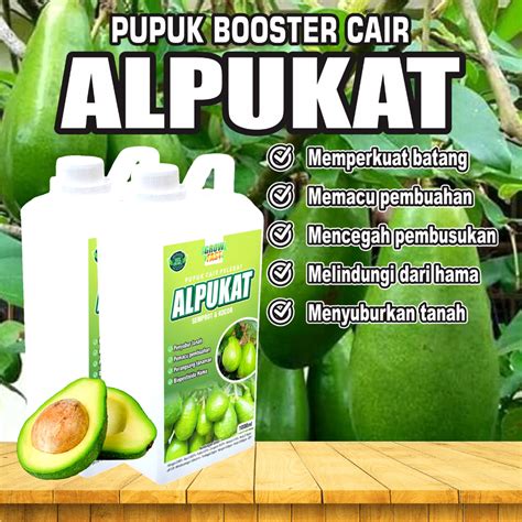 Jual Pupuk Booster Alpukat Liter Pupuk Pemacu Pembuahan Dan