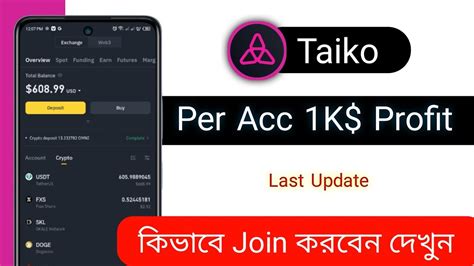 Taiko TestNet New Update Last Final Round Ongoing Minimum 1K