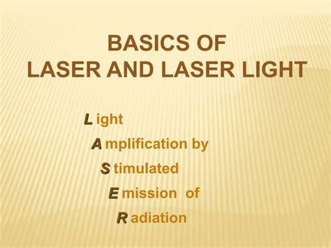 Laser Ppt Free Download