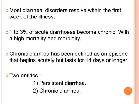 Chronic Diarrhea In Children Ppt