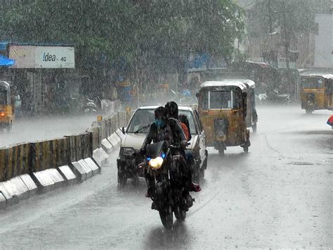 Imd Hyderabad Issues Yellow Alert Amid Heavy Rains In The City