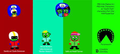 PBS Kids Digital Art: South Park Characters Part 3 by MAPSuperStar on DeviantArt