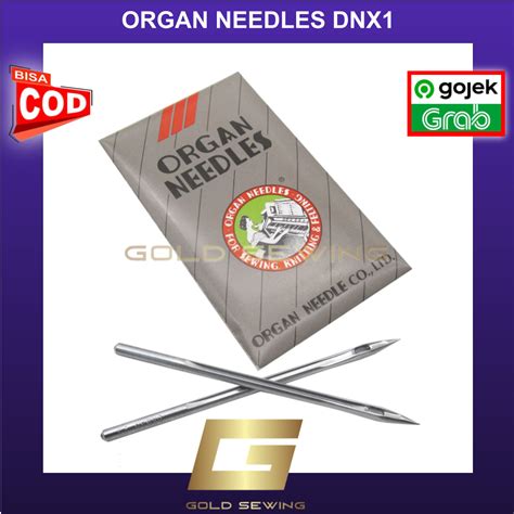 Jual Jarum ORGAN DN X 1 DNx1 ORI Japan Needle Mesin Jahit Karung GOLD