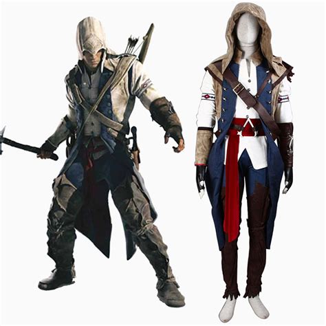 Assassins Creed Iii Kenway Assassin 7th Connor Cosplay Costumes