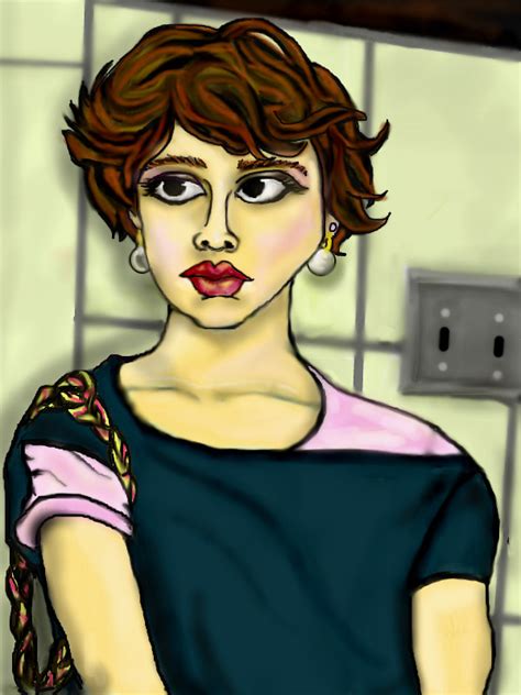 Molly Ringwald ← A Fan Art Speedpaint Drawing By Mudpuddle Queeky