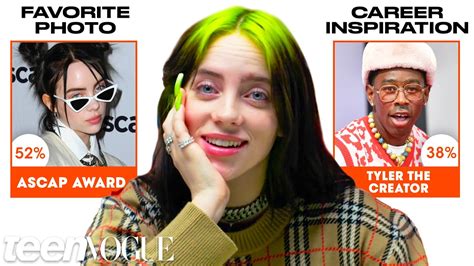 Billie Eilish Guesses How 4 669 Fans Responded To A Survey About Her