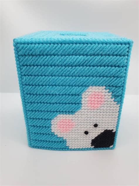 Polar Bear Tissue Box Cover Etsy