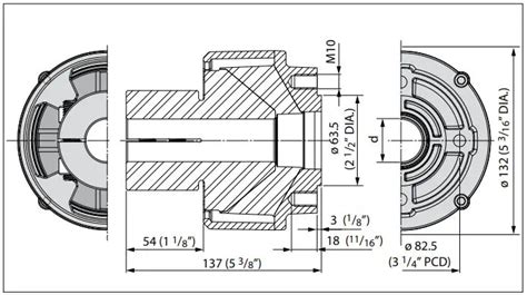 Vetus Bulfl0835 Flexible Propeller Shaft Coupling Instruction Manual