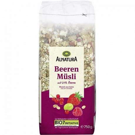 Alnatura Muesli Aux Baies Bio 750g