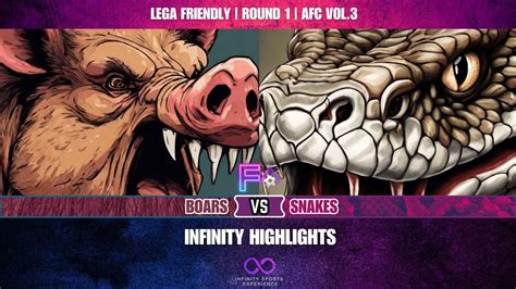 Boars Vs Snakes Infinity Afc Vol Lega Friendly Youtube