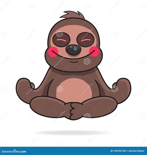 Sloths Poster Card Cartoon Vector CartoonDealer 190851357