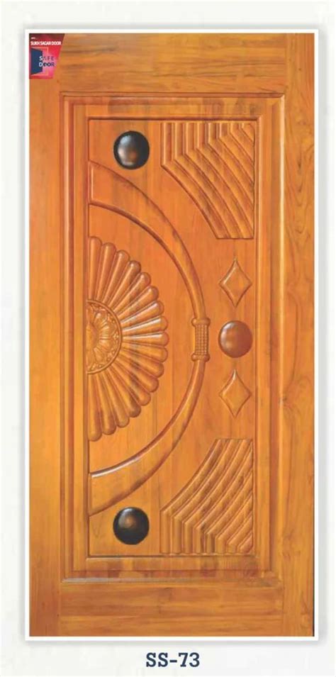 Exterior 32mm Teak Wood Hinge Carved Door For Home At Rs 10500 Piece