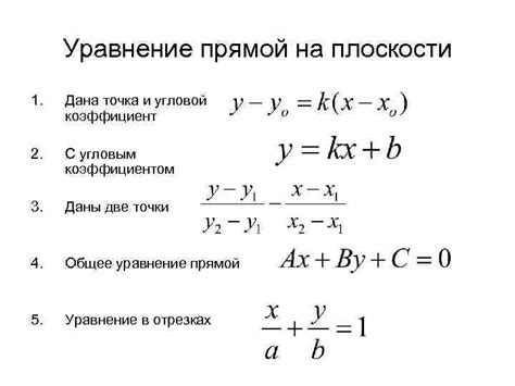 ЛЕКЦИЯ 1 Уравнение прямой на плоскости Г.